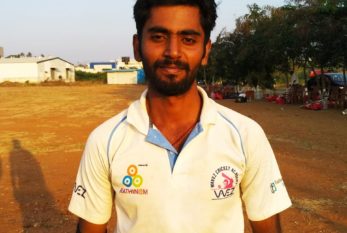 Harish hit an unbeaten ton